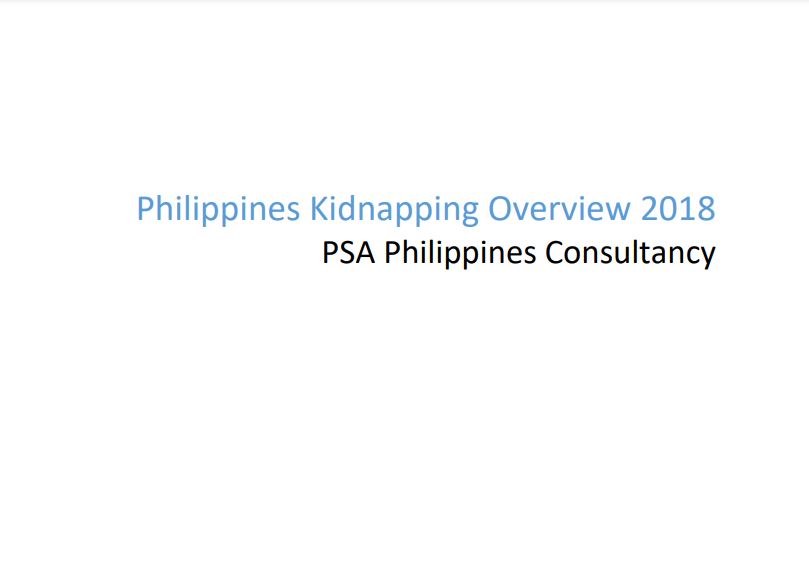 research about kidnapping in the philippines